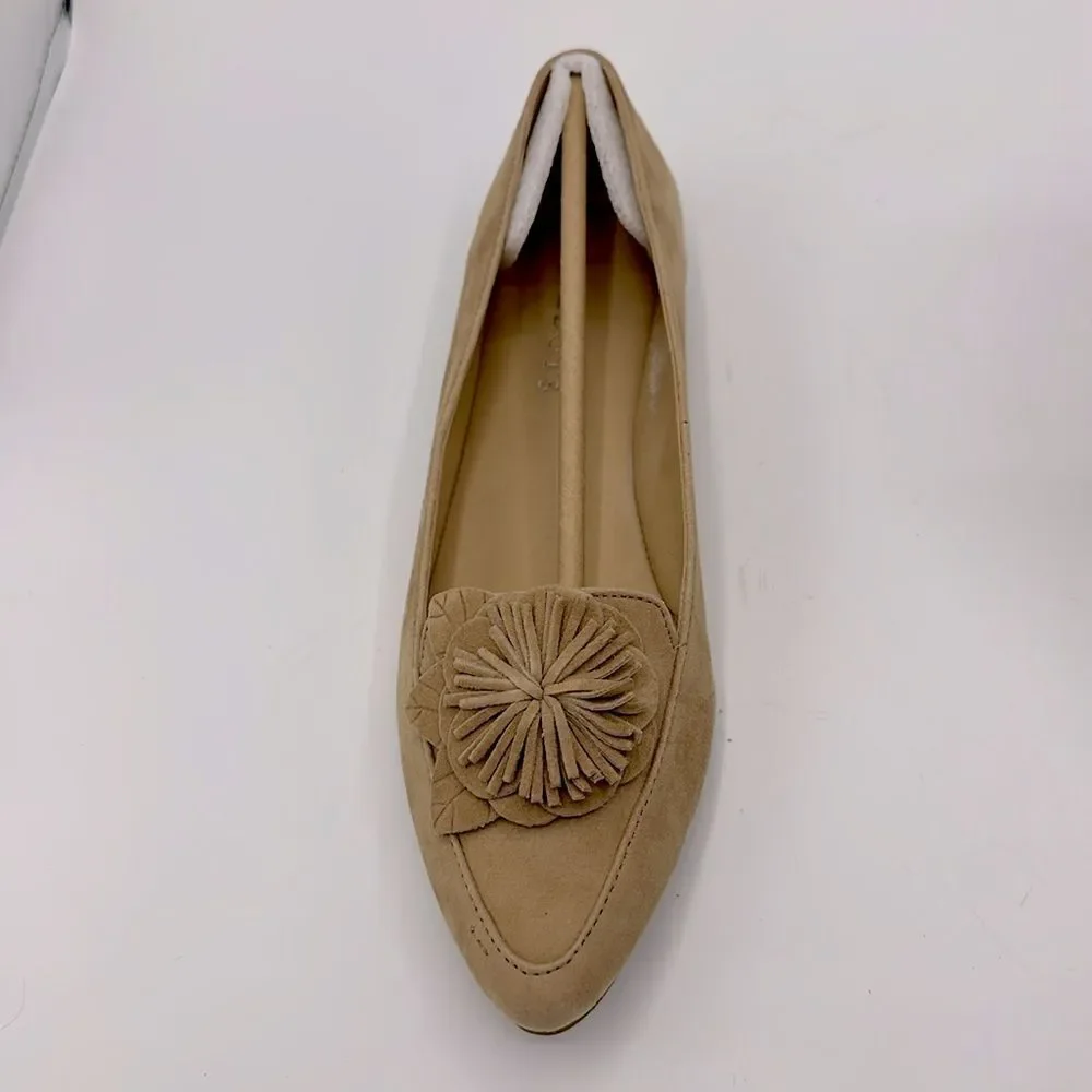 Talbots Shoes Francesca Flower Driving Flats Size 6.5 6.5M NIB